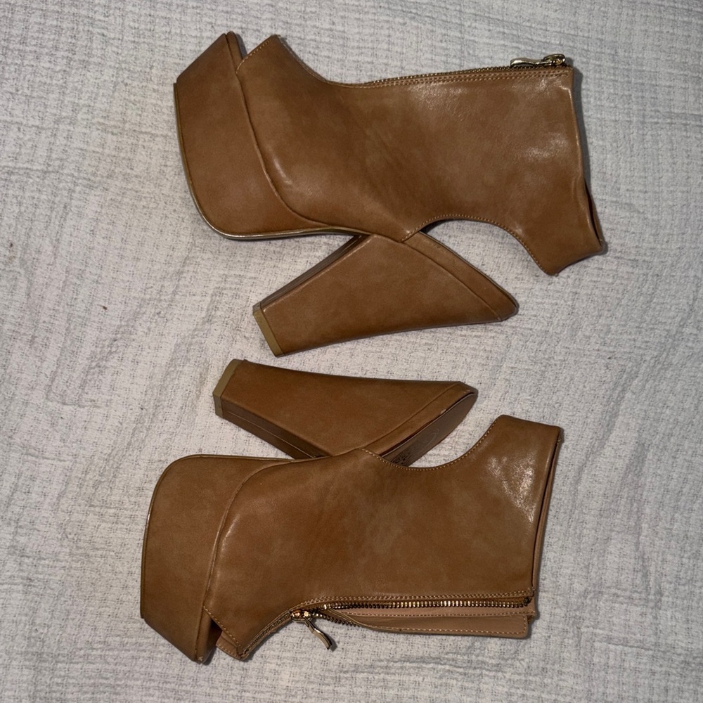 Summer Rio Tan Heeled Boots